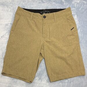 Nitrous Black Men's Stretch Hybrid Tan Walk Shorts